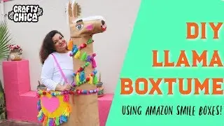 DIY Halloween Llama Costume #Boxtume