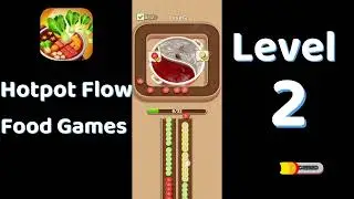 🍲 Hotpot Flow Level 2 Walkthrough | Food Games | Go Answer