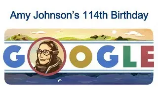 Amy Johnson - 에이미 존슨 - Эми Джонсон - Ejmi Džonson (Google Doodle)