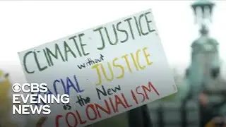 Protesters march the streets of Scotland for climate change