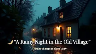 A Rainy Night in the Old Village | Miles Thompson Sleep Story | Fall Asleep Fast