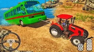 Chained Tractor Towing Simulator - Rescue Failed Vehicles - Android Gameplay