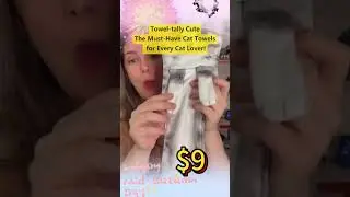 Matching Cat Towels Have Me Obsessed #cattowels #catdecor #cutecatdecor