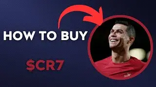 How To BUY $CR7 - OFFICIAL CRISTIANO RONALDO TOKEN CRYPTO COIN IN 60 SECONDS