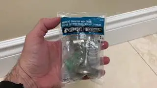 Everbilt Magnetic Doorstop Installation