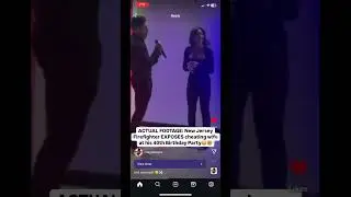 New Jersey Firefighter Exposes cheating wife at his 40th Birthday Party 🥳 😳🤯 #shorts #duet
