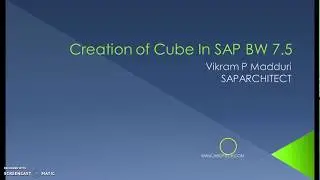 #04 SAP BW 7.5  Project 1 Part 1