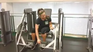 Iso Lateral Leg Extension Hammer Strength Selectorized