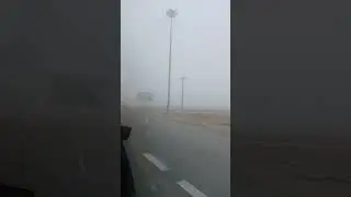 لحظاتی به یاد ماندنی در جاده با مه