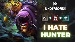 Dota Underlords Ep.129 - Brute Rogue Build - I hate hunter
