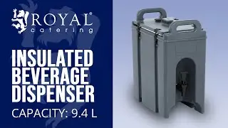 Insulated Beverage Dispenser Royal Catering RC-BDC94 | Product Presentation