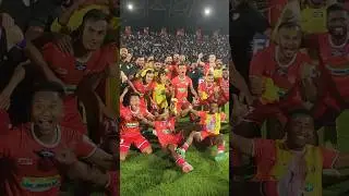 Post-Victory Celebrations Ft. The #Highlanders and an ecstatic #JohnAbraham! 🤩 | #ISL #shorts