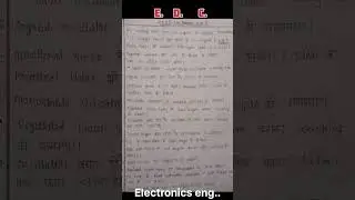 ||EDC imp.. question|| Electronics Device and cicuits pdf In Telegram😊#bteup #polytechnic #education