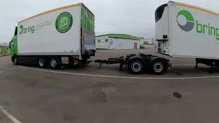 تشحيم مناطق التوصيل في القاطرة و المقطورة/ Greasing 5th wheel