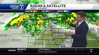 Wet start Wednesday, additional storm chances ahead for Omaha area