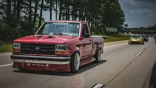 Drift Cars go to the new Buc-ees - Drifting a Ford Ranger and Dodge Challenger?! || Florence SC ||