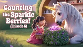 Unicorn Story for Kids! 🍰 Counting the Sparkle Berries with Rimjhim (Episode 4)