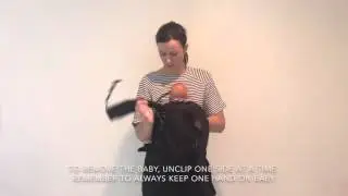 How to use Manduca Baby Carrier, newborn, infant and back carry