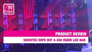 Musikmesse 2015 - Showtec Wipe Out 4-360 RGBW LED Bar
