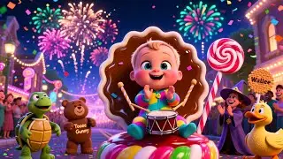 The Magical Candy Parade | Fun Nursery Rhyme for Kids | Toddler Sweet Adventure