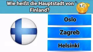 Kennst du Europas Hauptstädte? (leichte Version)