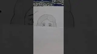 so cute Girl 🥰😍🩶♡pencil sketch drawing #art
