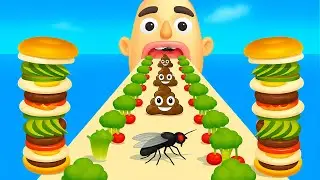 Sandwich Runner - SpeedRun All Levels Gameplay Walkthrough Android,ios New Update NFL17