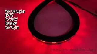 Addressable RGBW DMX Wall Washer Neon LED Strip