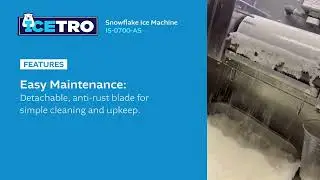 Wilson + ICETRO Snowflake Ice Machine