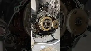 how to replace clutch plate Honda shine #viral #shortfeed #shortviral #viralshort
