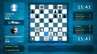 Chess Game Analysis: drarunangshu5 - tompop : 1-0 (By ChessFriends.com)