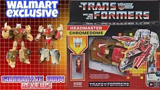 Walmart Exclusive Transformers Headmaster Chromedome with Stylor Reissue Review