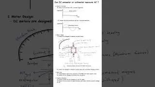 Can DC ammeter or voltmeter measure AC ?