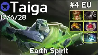 Taiga #4 EU plays Earth Spirit!!! Dota 2 - 8951 Avg MMR