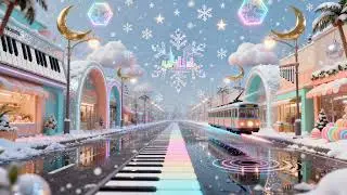Neon Snowfall