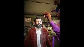 Who's Getting Best Haircut? #michael #trevor #franklin #shortsfeed #gta
