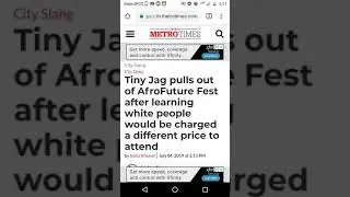 Motown's Tiny Jag Calls Out Racism