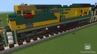 Minecraft Chicago Northwestern AC44CW Locomotive Tutorial