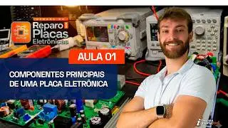 LIVE  975 AULA 1 - COMPONENTES PRINCIPAIS DE UMA PLACA ELETR&Ocirc;NICA