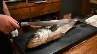 Japanese Chef Skills - Japanese Sea Bass: Sashimi & Saut&eacute;!
