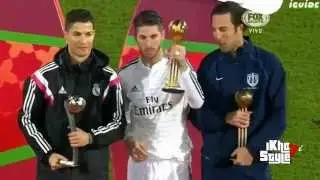 Cristiano Ronaldo Receives Silver Ball of Club World Cup 2014 HD