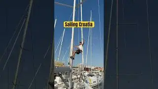 Sailing Croatia ⛵️ #sailing #yacht #boatlife #boating #travelling #backpacking #superyacht #sun