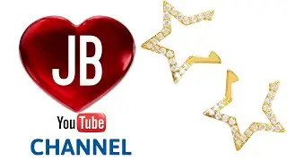 Diamond Open Star Earrings, Gold Plating at Jewelry Bubble