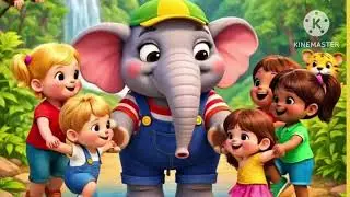 Chinna Yaanai Va Va | Elephant Nursery Rhyme in Tamil | Kids Action Song | 3D Cartoon