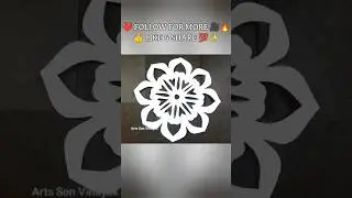 ✂️ Paper Cutting Creative Design | Easy Paper Art Craft for Beginners #shorts #creativedesign