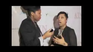Jamisha Daniels of Cosign Mag interviews Meko King at AIN Fashion Show
