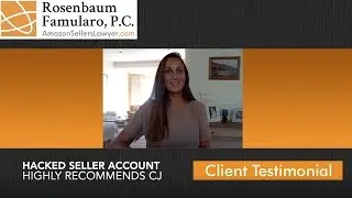 Real Seller Review, Hacked Amazon Seller Account Highly Recommends CJ Rosenbaum