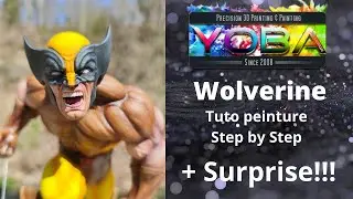 Wolverine. Tuto peinture Step by step. Airbrush - A&eacute;rographe