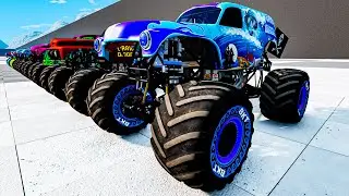 Epic Monster Truck Wrecks Compilation | Grave Digger | Monster Truck JAM Crashes #5