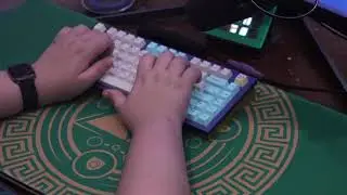 Blue/Gold Obliterated 75 Keyboard Sound Test!
